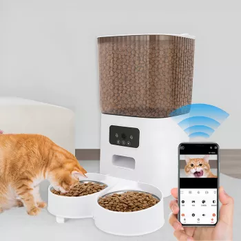 5L Smart WiFi Pet Feeder with Camera for Cats & Dogs