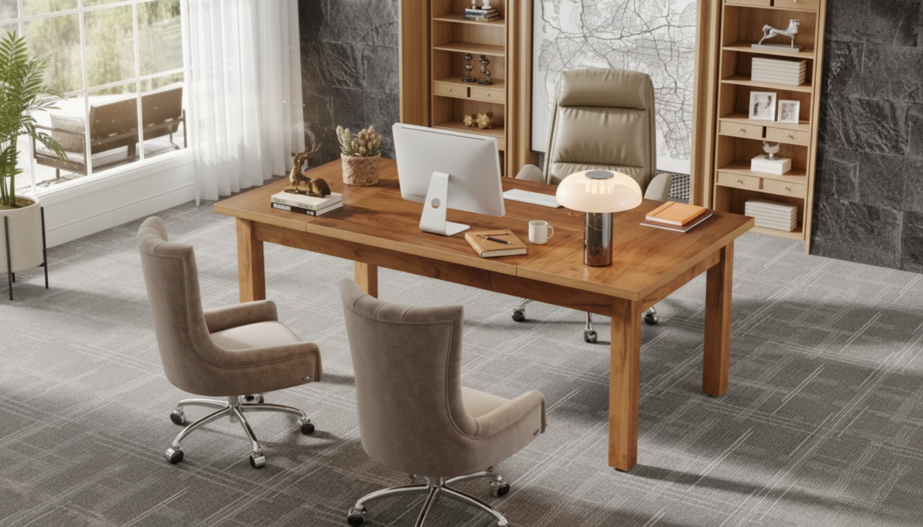 70-Inch Wood Farmhouse Office Desk Guide for Home Offices
