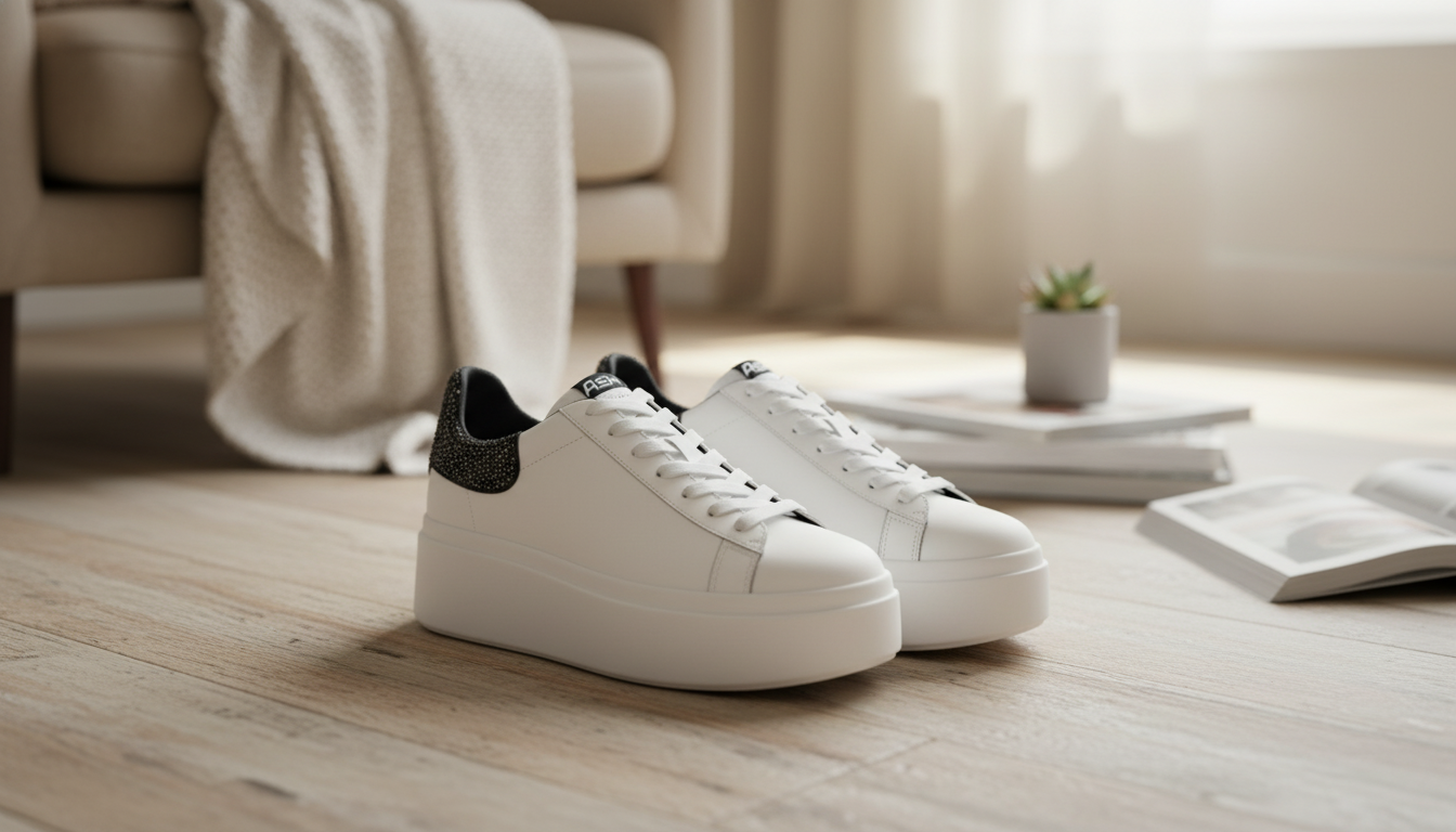 Ash Women’s White & Black Leather Sneakers: Fit & Care