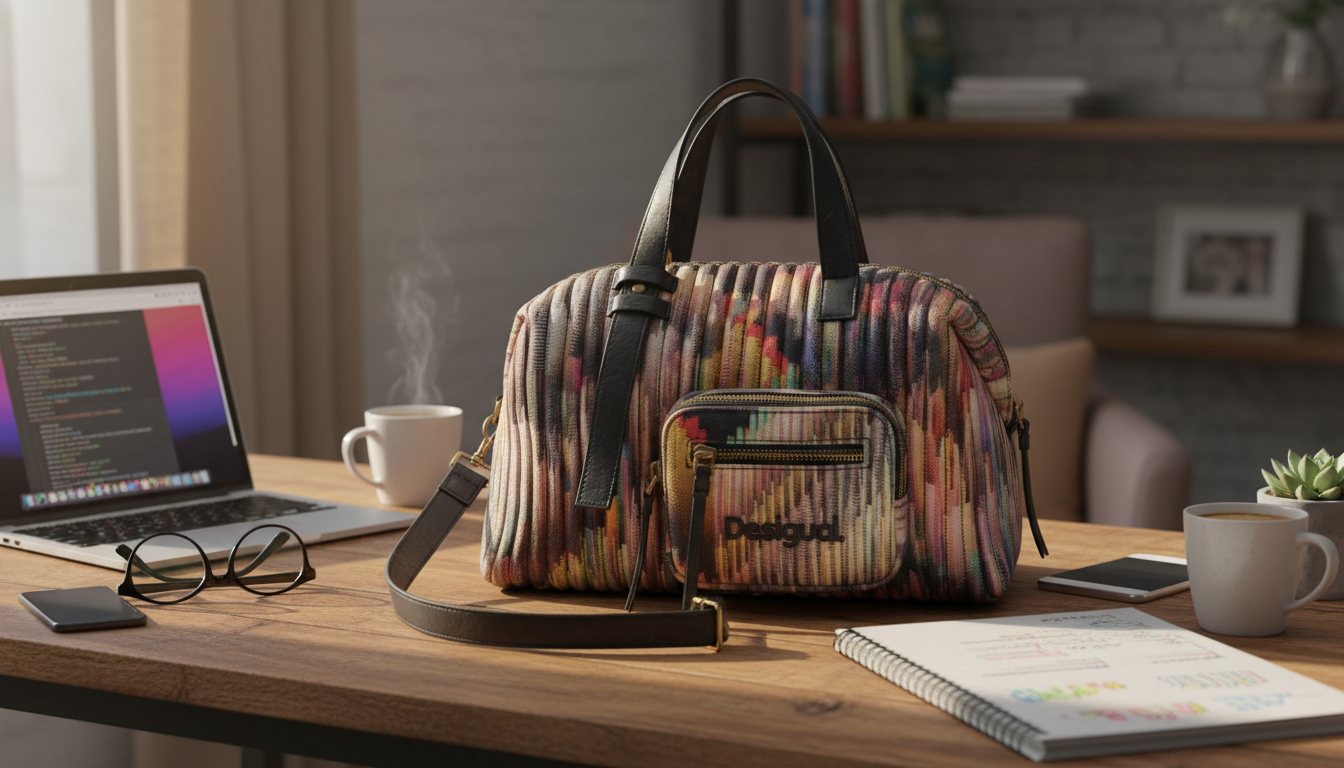 Desigual Bag Review: Dual Handles, Strap & Pocket Layout