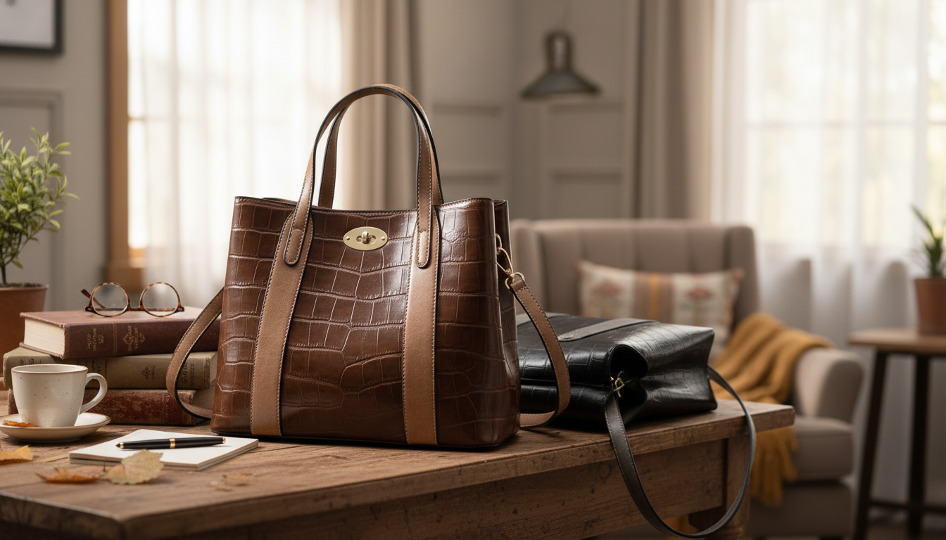 Retro Soft Leather Crossbody Tote: Roomy & Organized