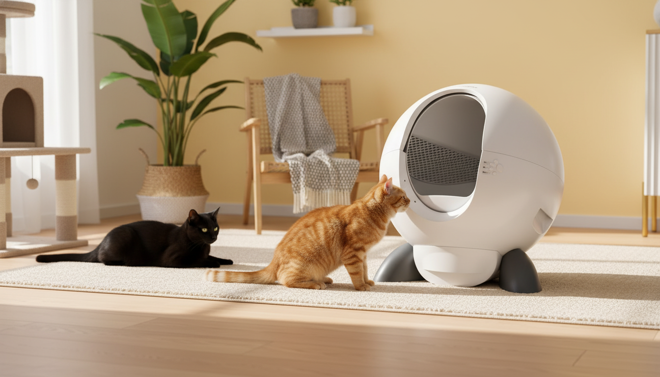 Best Smart Self-Cleaning Closed Litter Box for Multi-Cat Homes