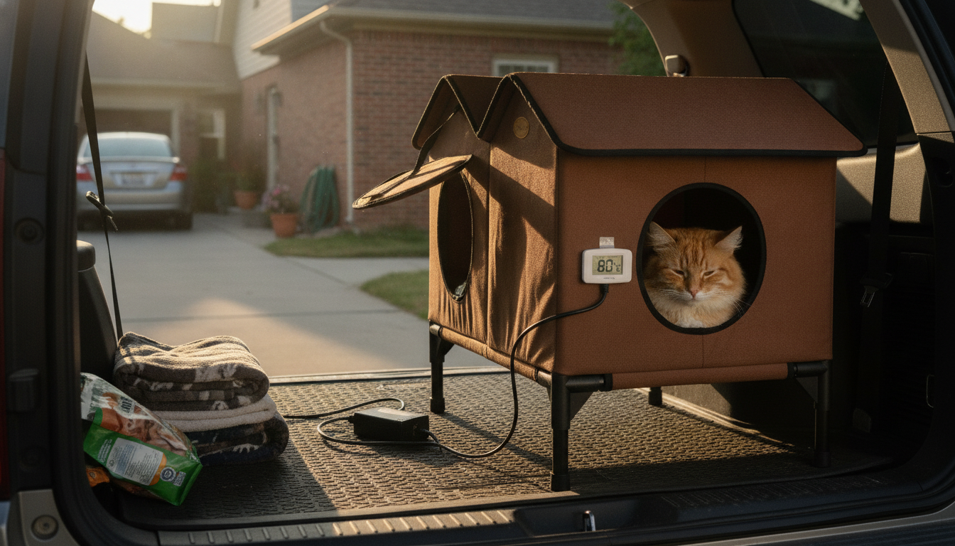 Heated Cat House Overnight: Safety, Setup & Risks