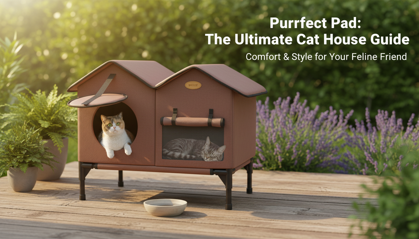 Cat House Features Cats Prefer: Warm, Safe, Cozy