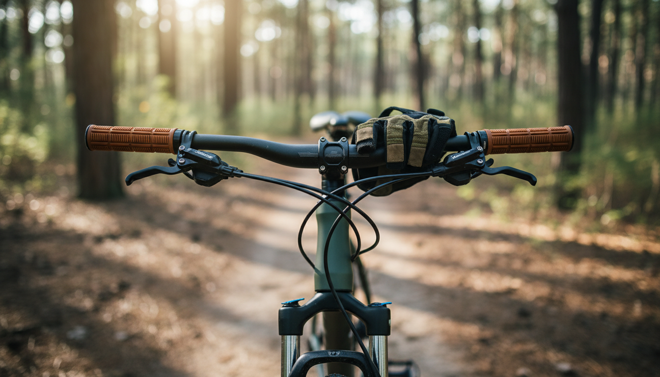 22.2mm Lock-On MTB Grips: Anti-Slip, Shock Control