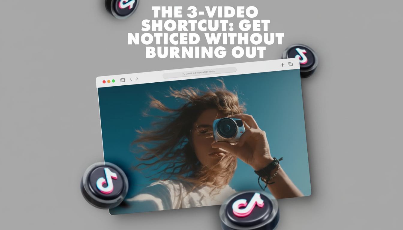 The 3-Video Rule: Get Noticed Without Creator Burnout