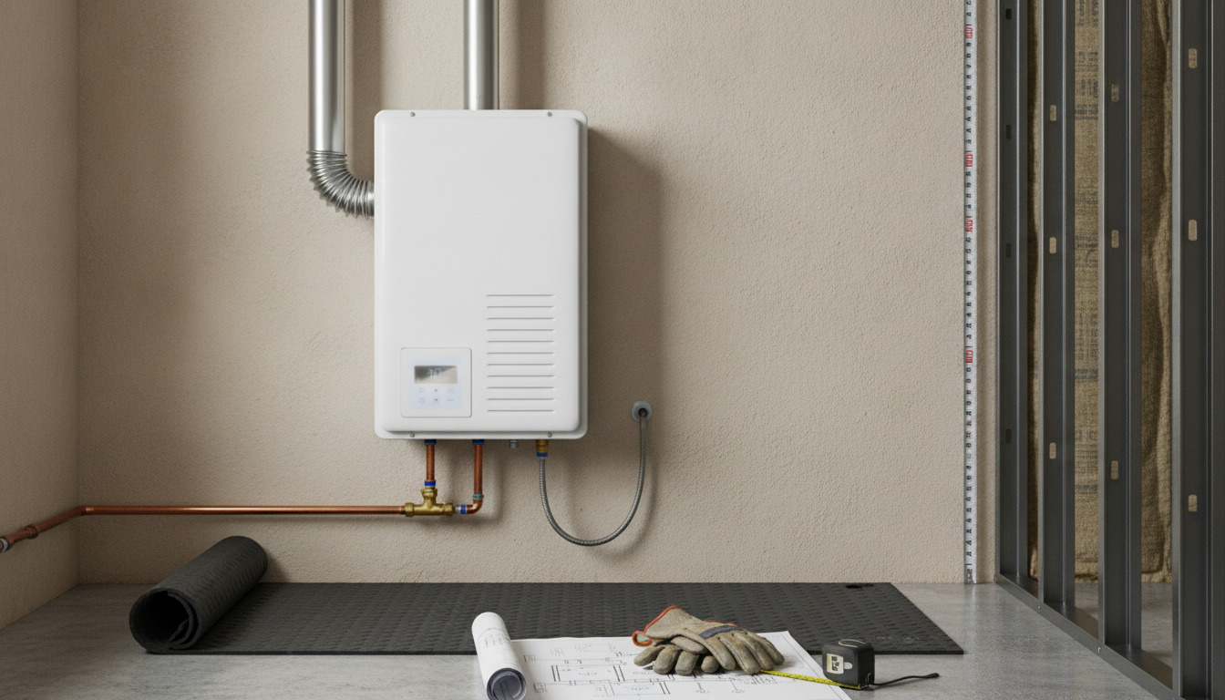 7.4 GPM Indoor Propane Tankless Heater: Sizing & Venting