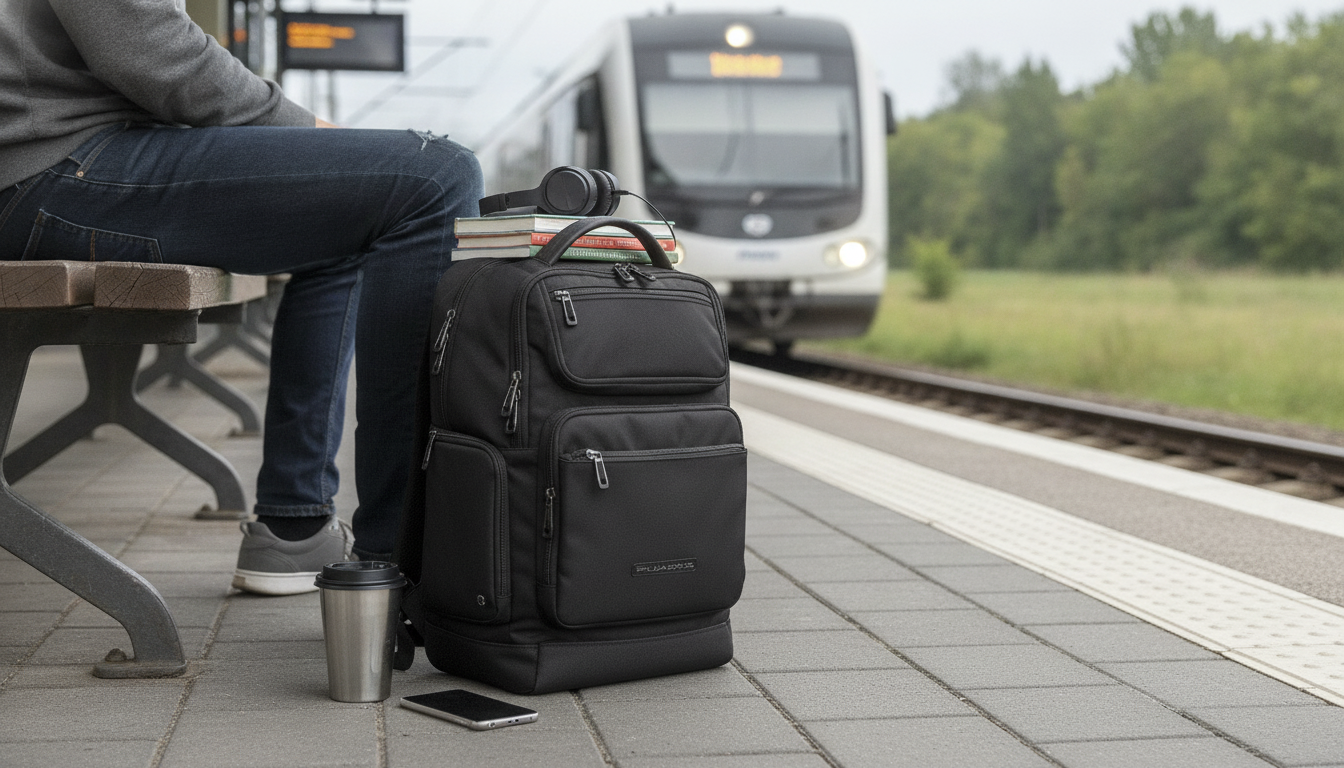 Piquadro Eco-Friendly Laptop Backpack for Commuters