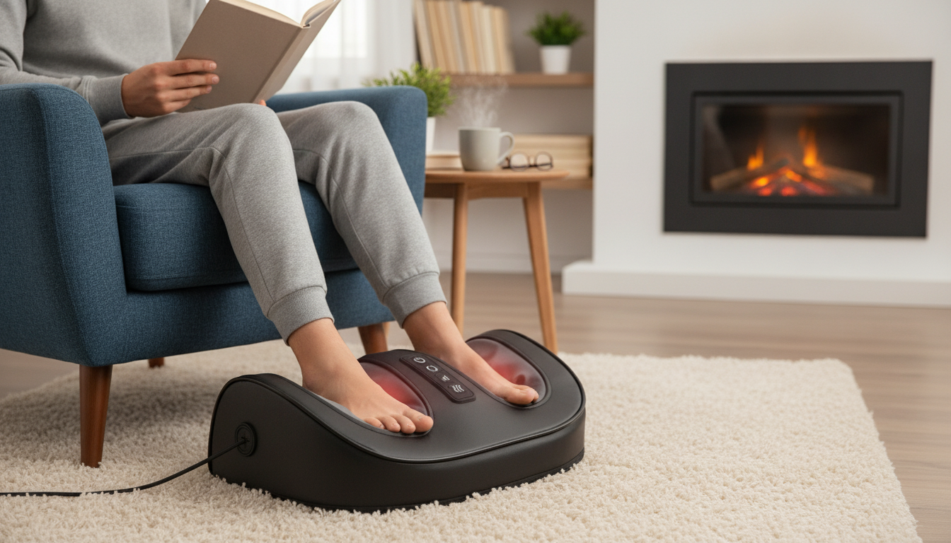 Shiatsu Foot & Calf Massager with 42°C Heat: Guide