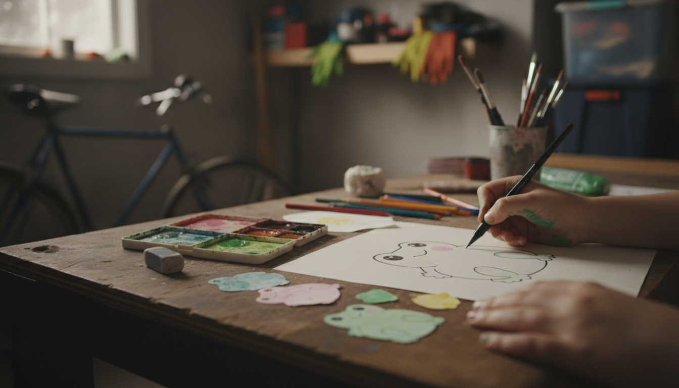 Draw a Kawaii Frog: Easy Step-by-Step Cute Guide