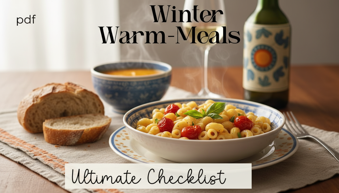 Famous Winter Foods: Soups, Stews, Chili & Cozy Dinners