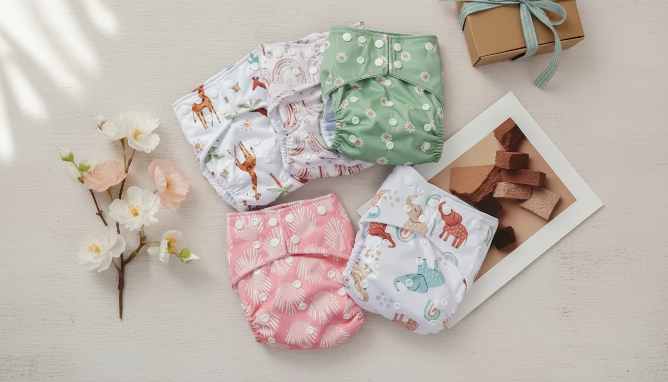 Suede Cloth Reusable Newborn Diaper: Soft & Washable