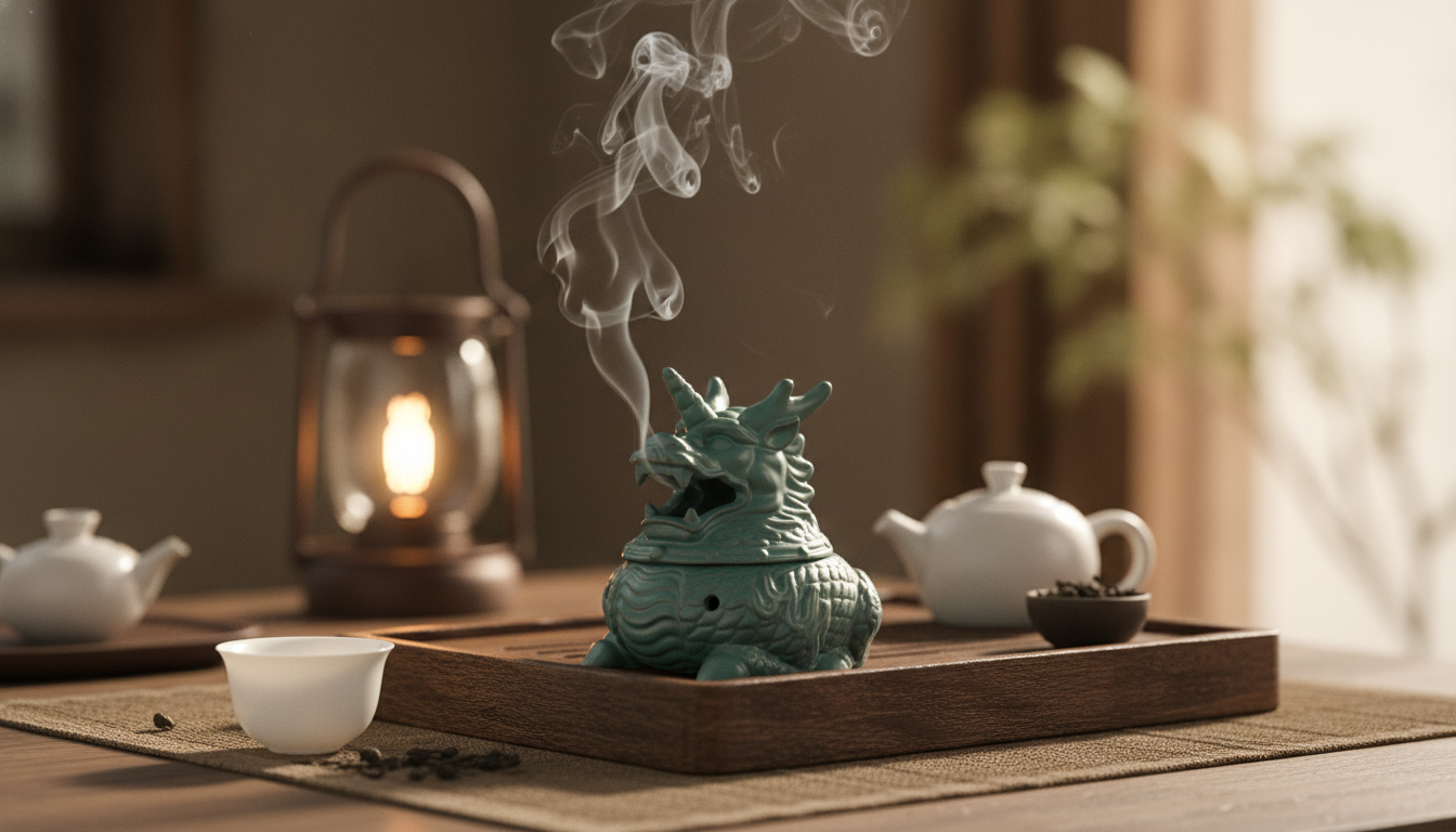 Unicorn Ceramic Incense Burner for Home Tea Rituals