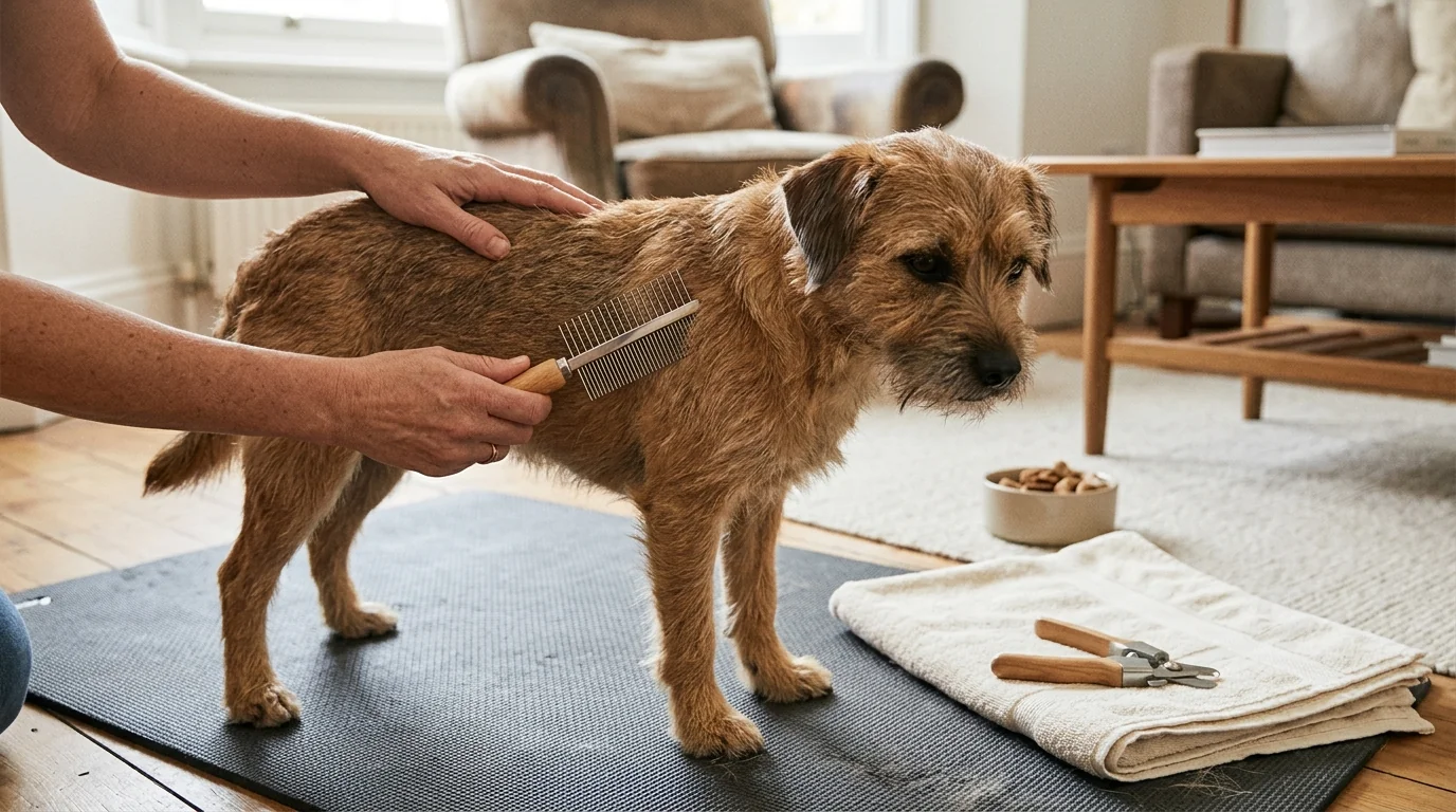 At-Home Pet Grooming: Wood Comb & Nail Clipper Set