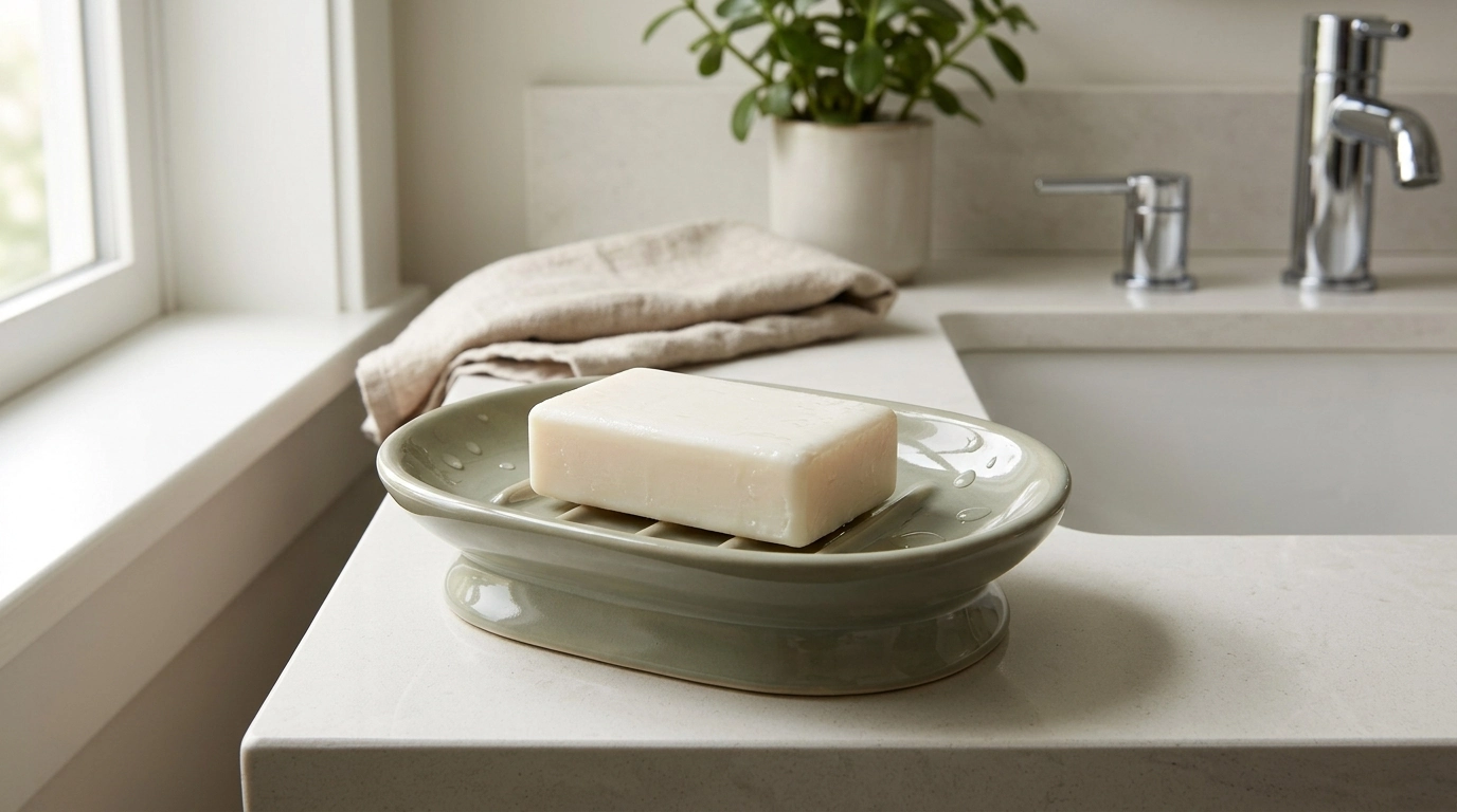 Creative Ceramic Soap Dish Guide for Cleaner, Drier Sinks