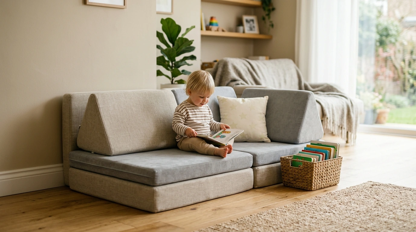 Glow Play Couch: 10-Piece Modular Toddler Sofa