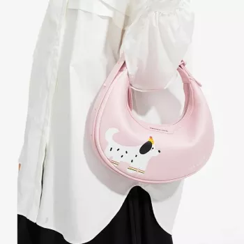 Half Moon Leather Shoulder Bag: Chic Everyday Styling