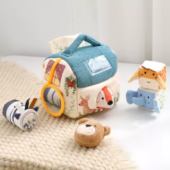 Soft Farm Plush Playhouse Set: Cozy Sensory Pretend Play