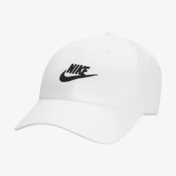 Nike Men’s White Cap with Print: Fresh Everyday Fit