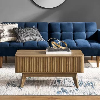 Brooklyn Lift-Top Coffee Table: Hidden Storage & Work Top