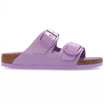 Lilac Leather Birkenstock Slip-On Slippers: Fit & Care