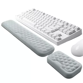 2-Piece Wrist Rest Set for Keyboard & Mouse Comfort