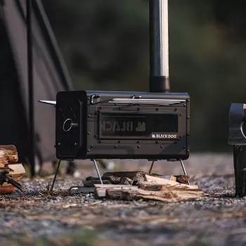 Portable Stainless Wood Stove: Cook & Warm Outdoors