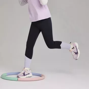 Girls’ Fleece-Lined Yoga Leggings: Warm, Stretchy Fit