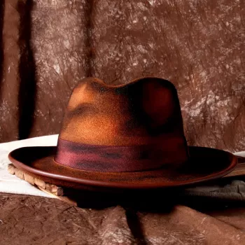Classic Wide Brim Wool Fedora for Jazz & Festivals