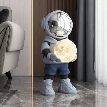 Astronaut Resin Sculpture with Sound & Light (Luxury)