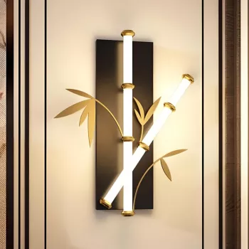 Bamboo-Style LED Wall Sconce: Modern Glow & Placement Tips