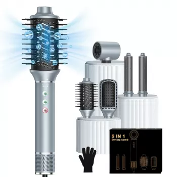 High-Speed Hair Dryer Brush Styler: 5-in-1 Blowout Guide